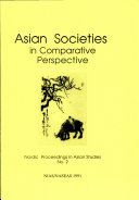 Asian Societies in Comparative Perspective