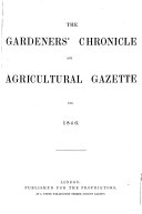 The Gardeners  Chronicle and Agricultural Gazette