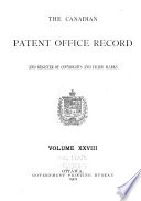 The Canadian Patent Office Record Book