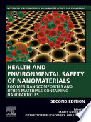 Book Health and Environmental Safety of Nanomaterials Cover