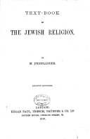 Text-book of the Jewish Religion