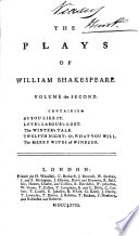 The plays of William Shakespeare, with the corrections and illustr. of various commentators. To which are added notes by S. Johnson