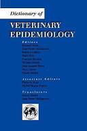 Dictionary Of Veterinary Epidemiology