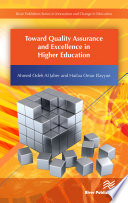 Toward Quality Assurance and Excellence in Higher Education Book PDF