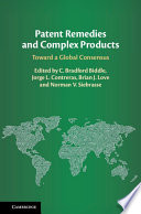 Patent Remedies and Complex Products Book PDF