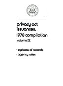 Privacy Act Issuances ... Compilation