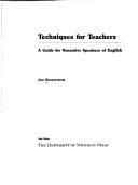 Techniques for Teachers