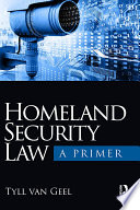 Homeland Security Law Book