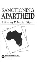 Sanctioning Apartheid Book