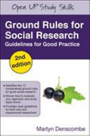 Ground Rules For Social Research