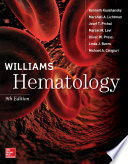 Williams Hematology  9E Book