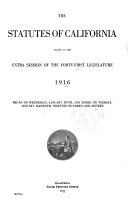 Statutes of California and Digest of Measures