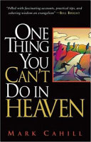 One Thing You Can t Do In Heaven Book