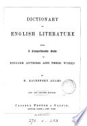 Dictiony of English literature
