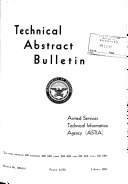 Technical Abstract Bulletin