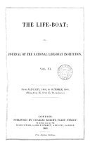 The Life-Boat; or Journal of the National Life-Boat Institution