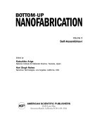 Bottom up Nanofabrication  Supramolecules I Book
