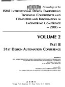 Proceedings of the ASME Design Engineering Technical Conferences and Computers and Information in Engineering Conference - 2005
