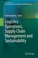 Logistics Operations, Supply Chain Management and Sustainability Pdf/ePub eBook