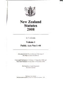 The Statutes of New Zealand