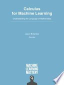 Calculus for Machine Learning Book