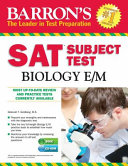 Barron's SAT Subject Test Biology E/M with CD-ROM