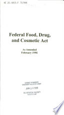 Federal Food  Drug  and Cosmetic Act