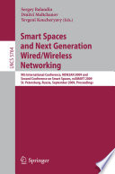 Smart Spaces and Next Generation Wired Wireless Networking Book