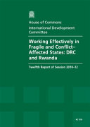 Working effectively in fragile and conflict-affected states