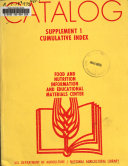Food and Nutrition Information and Educational Materials Center Catalog