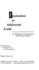 Frustration in Adolescent Youth