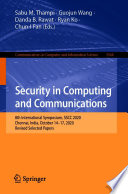 Security in Computing and Communications Book