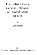 The British Library general catalogue of printed books to 1975 Book