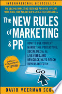 The New Rules of Marketing and PR Book