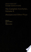 The Complete Aeschylus PDF Book By Aeschylus,Peter Burian,Alan Shapiro