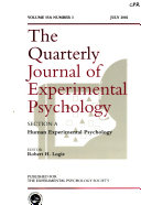 The Quarterly Journal of Experimental Psychology