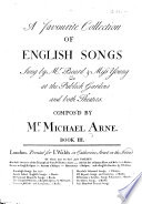 A favourite collection of English songs