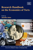 Research Handbook on the Economics of Torts