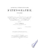 International Archives of Ethnography Book