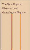 The New England Historical and Genealogical Register 