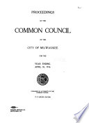 Proceedings of the Common Council of the City of Milwaukee