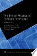 The Ethical Practice of Forensic Psychology Book