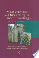 Measurement and Recording of Historic Buildings Book
