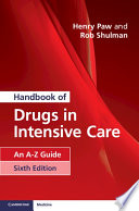 Handbook of Drugs in Intensive Care Book PDF