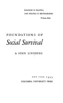 Foundations of Social Survival