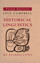 Historical Linguistics, third edition