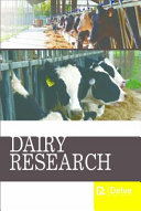 Advances in Dairy Research Book