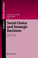 Social Choice and Strategic Decisions