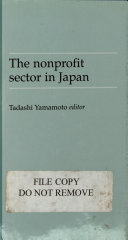 The Nonprofit Sector in Japan