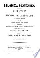 Bibliotheca Polytechnica Book